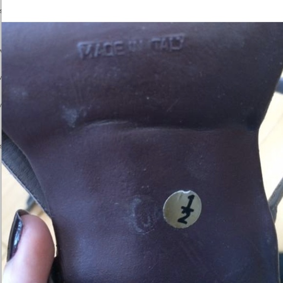 Kenneth Cole Made in Italy Sandals Open Heels 8.5 - Picture 6 of 8